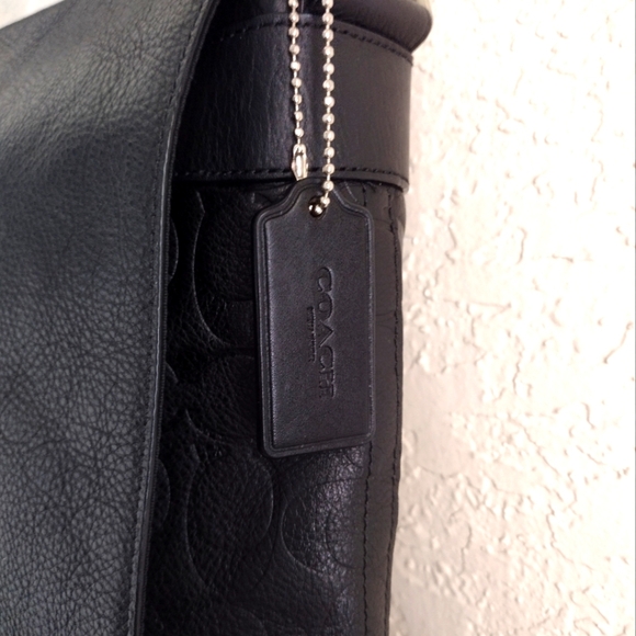 COACH SULLIVAN MESSENGER IN EMBOSSED SIGNATURE LEATHER F72110 - Picture 5 of 14
